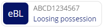 A close-up of a number

Description automatically generated
